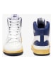 Lacoste Leder-Sneakers in Weiß/ Dunkelblau