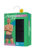 Sloggi 2er-Set: Boxershorts in Schwarz