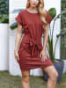 Milan Kiss Kleid in Bordeaux
