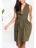 Milan Kiss Kleid in Khaki