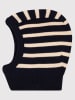 PETIT BATEAU Balaclava in Dunkelblau/ Creme