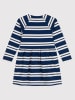 PETIT BATEAU Kleid in Dunkelblau/ Weiß