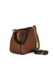Anna Morellini Leder-Henkeltasche "Bertina" in Cognac - (B)25 x (H)18 x (T)12 cm