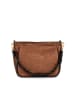 Anna Morellini Leren handtas "Bertina" lichtbruin - (B)25 x (H)18 x (D)12 cm