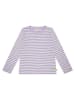 loud + proud Longsleeve in Weiß/ Lila