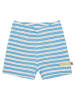 loud + proud Shorts in Weiß/ Hellblau
