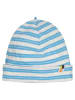 loud + proud Beanie wit/lichtblauw
