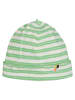 loud + proud Czapka beanie w kolorze biało-zielonym