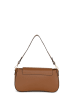 Mia Tomazzi Leren schoudertas "Zambaldi" lichtbruin - (B)31 x (H)17 x (D)9 cm