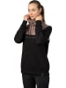 Hannah Sweatshirt "Sibele" in Hellbraun/ Schwarz