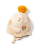 Little Green Radicals Czapka "Flower" w kolorze kremowym