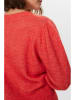 NÜMPH Sweter w kolorze czerwonym