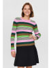 NÜMPH Pullover in Rosa/ Grün