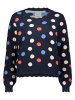 NÜMPH Sweter w kolorze granatowym