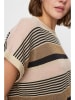 NÜMPH Sweter w kolorze beżowym