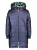 B.Nosy Omkeerbare tussenmantel donkerblauw/groen