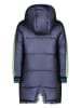 B.Nosy Omkeerbare tussenmantel donkerblauw/groen