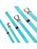 Paikka Hondenriem "Glow" turquoise - (L)180 x (B)1,5 cm