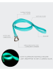 Paikka Hondenriem "Glow" turquoise - (L)180 x (B)1,5 cm
