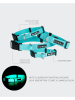 Paikka Halsband "Glow" turquoise - (L)23-30 x (B)1,5 cm