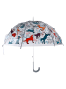 Esschert Design Kinderschirm "It's raining cats and dogs" in Transparent/ Bunt - Ø 71 cm