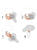 BikeCap Fietszadelhoes groen/meerkleurig