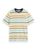 Scotch & Soda Shirt zandkleurig/oranje/lichtblauw