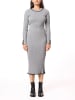Scotch & Soda Strickkleid in Hellgrau