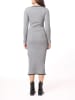 Scotch & Soda Gebreide jurk lichtgrijs