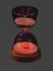 moses. LED-Sanduhr in Hellbraun/ Weiß - Ø 9,6 cm
