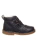 kmins Leren winterboots donkerblauw