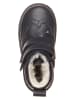 kmins Leren winterboots donkerblauw