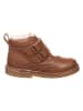 kmins Leder-Winterboots in Hellbraun