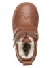 kmins Leder-Winterboots in Hellbraun