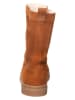 kmins Leder-Winterstiefel in Hellbraun