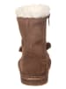 kmins Leder-Winterstiefel in Hellbraun