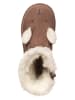 kmins Leder-Winterstiefel in Hellbraun
