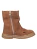 kmins Leder-Winterstiefel in Hellbraun