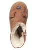 kmins Leder-Winterstiefel in Hellbraun