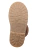 kmins Leder-Winterstiefel in Hellbraun