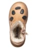 kmins Leder-Winterstiefel in Beige
