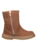 kmins Leder-Winterstiefel in Hellbraun