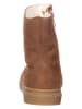 kmins Leder-Winterstiefel in Hellbraun