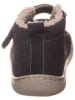 kmins Leder-Barfuß-Schnürschuh in Anthrazit