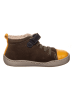 kmins Leren barefootveterschoenen bruin/geel