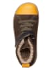 kmins Leren barefootveterschoenen bruin/geel