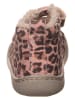 kmins Leder-Barfuß-Schnürschuh in Rosa/ Braun