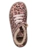 kmins Leren barefootveterschoenen lichtroze/bruin