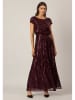 APART Paillettenkleid in Bordeaux