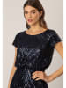 APART Paillettenkleid in Dunkelblau
